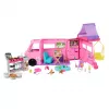 Barbie Dreamhouse Adventures nuku matkaauto mängukomplekt, muutub 7-alaliseks matkaautoks, 60+ tarvikut, roosa