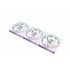 Zalman ZM-DF120R A3 valge 120 mm pööratud daisy chain ARGB ventilaator, 3 pakk