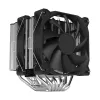 Zalman CNPS12X BP Must CPU Jahuti - 120mm PWM Ventilaator, Sinine LED, 6 Soojustoru, Intel/AMD