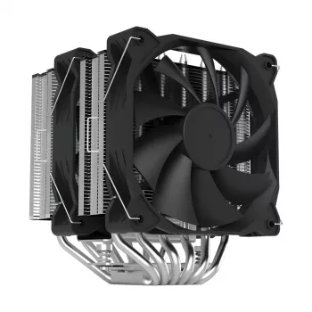 Zalman CNPS12X BP Must CPU Jahuti - 120mm PWM Ventilaator, Sinine LED, 6 Soojustoru, Intel/AMD