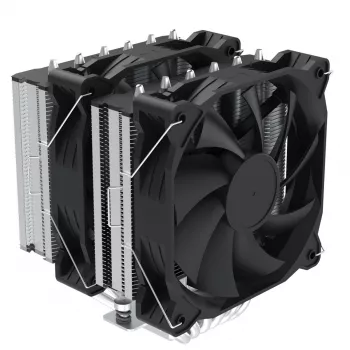 Zalman CNPS12X BP Must CPU Jahuti - 120mm PWM Ventilaator, Sinine LED, 6 Soojustoru, Intel/AMD
