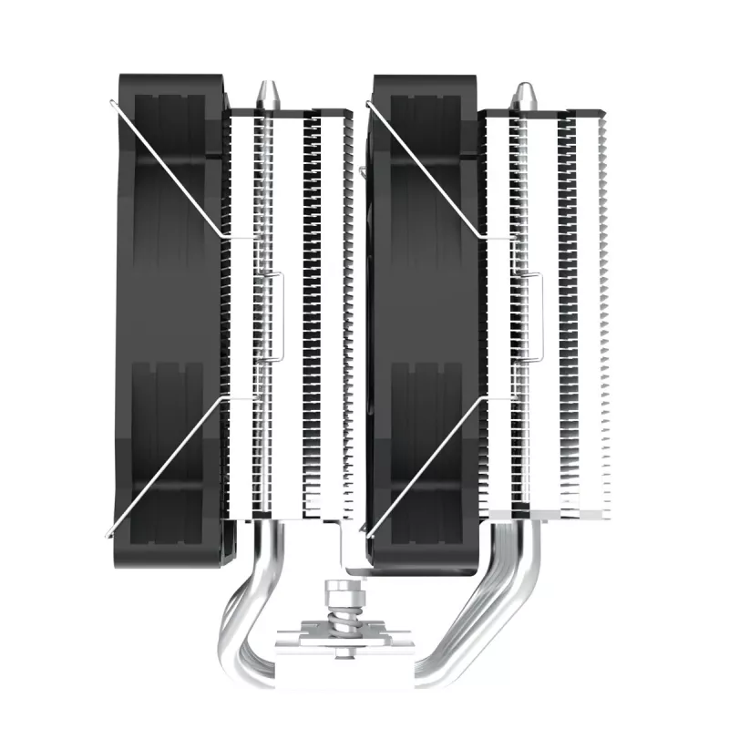 Zalman CNPS12X BP Must CPU Jahuti - 120mm PWM Ventilaator, Sinine LED, 6 Soojustoru, Intel/AMD