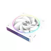 Zalman ZM-DF120R valge 120mm pööratud labadega Daisy Chain ARGB PWM ventilaator