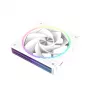 Zalman ZM-DF120R valge 120mm pööratud labadega Daisy Chain ARGB PWM ventilaator