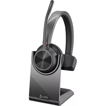 HP Poly Voyager 4300 UC Series 4310 juhtmevaba kõrvaklapp USB-C adapteri ja alusega, Zoom Certified 218474-01