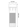 ENTAC Zoom taskulamp plastikust lettdisplay 24 tk