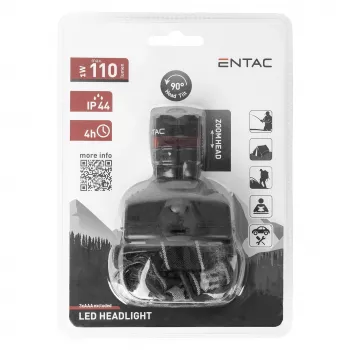 ENTAC EHL-ZOOM-1W-PL Zoom 1W LED pealamp, must