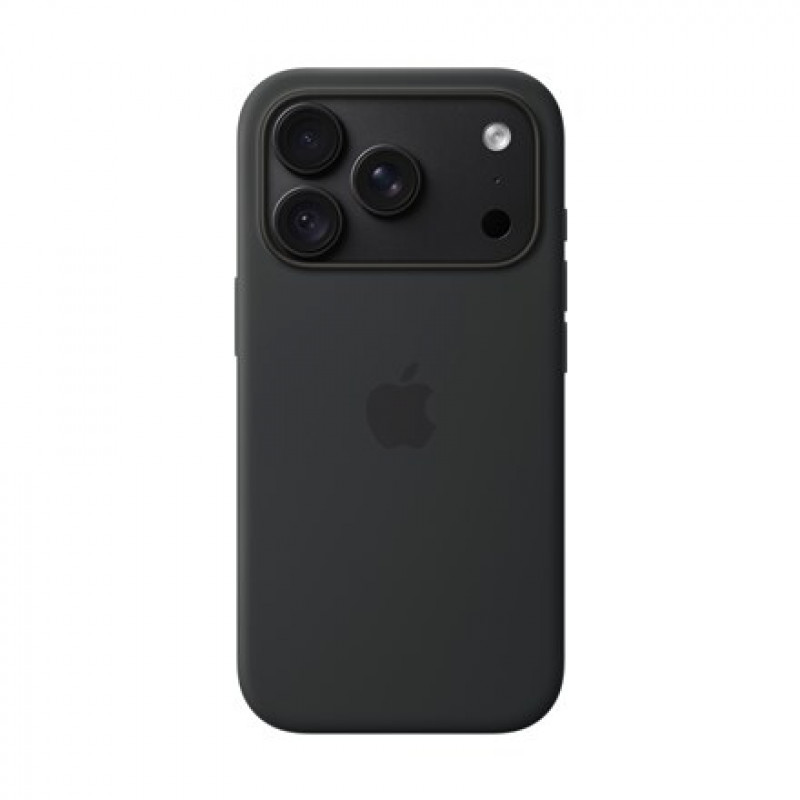 Apple iPhone 18 Pro silikoonist ümbris MagSafe'iga (Silicone Case) – must