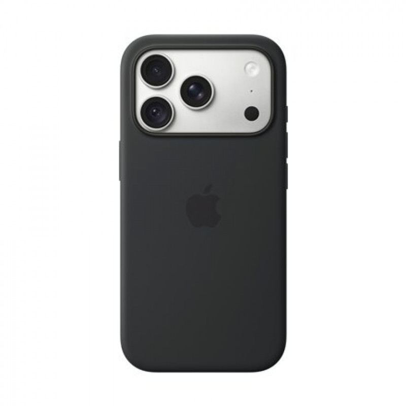 Apple iPhone 18 Pro silikoonist ümbris MagSafe'iga (Silicone Case) – must