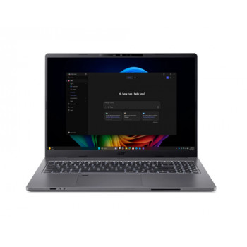 Acer TravelMate P2 16 Ai TMP216-52-TCO 16 inch WUXGA sülearvuti - Intel Core Ultra 7 355, 16GB RAM, 512GB SSD, Windows 11 Pro