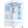 ASUS PRIME AP304 TG ARGB Valge ATX Mid Tower arvutikorpus