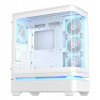ASUS PRIME AP304 TG ARGB Valge ATX Mid Tower arvutikorpus