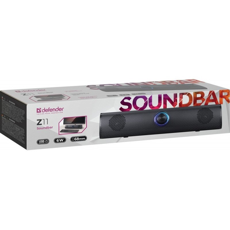 Defender Z11 Soundbar 6W LED, must