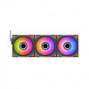 Thermaltake SWAFAN 120 EX INFINITY Wood Edition 120 mm korpuse ventilaator, 3-pakk