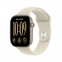 Apple Watch Series 12 GPS + Cellular 42 mm kuldne alumiiniumkorpus liivavärvi spordirihmaga, S/M