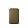 Apple iPhone FineWoven rahakott MagSafe'iga – tumeroheline