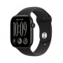 Apple Watch Series 12 GPS 46 mm must alumiiniumkorpus musta spordirihmaga, S/M