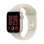 Apple Watch SE 3 GPS + Cellular 44 mm Starlight alumiiniumkorpus liivavärvi spordirihmaga, S/M