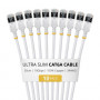 StarTech õhuke Cat6a U/FTP patch-kaabel RJ45, 0,3 m, 10-pakk