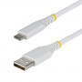 StarTech punutud USB 2.0 kaabel USB-A - USB-C, 3 m, 15 W, valge