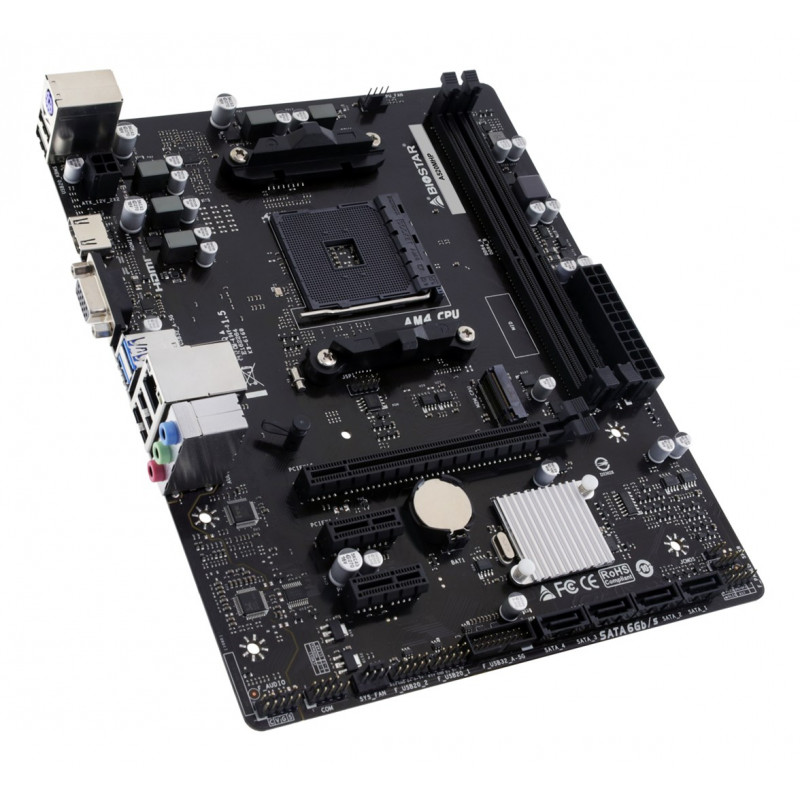 Biostar A520MHP 2.0 AMD A520 AM4 Micro-ATX emaplaat