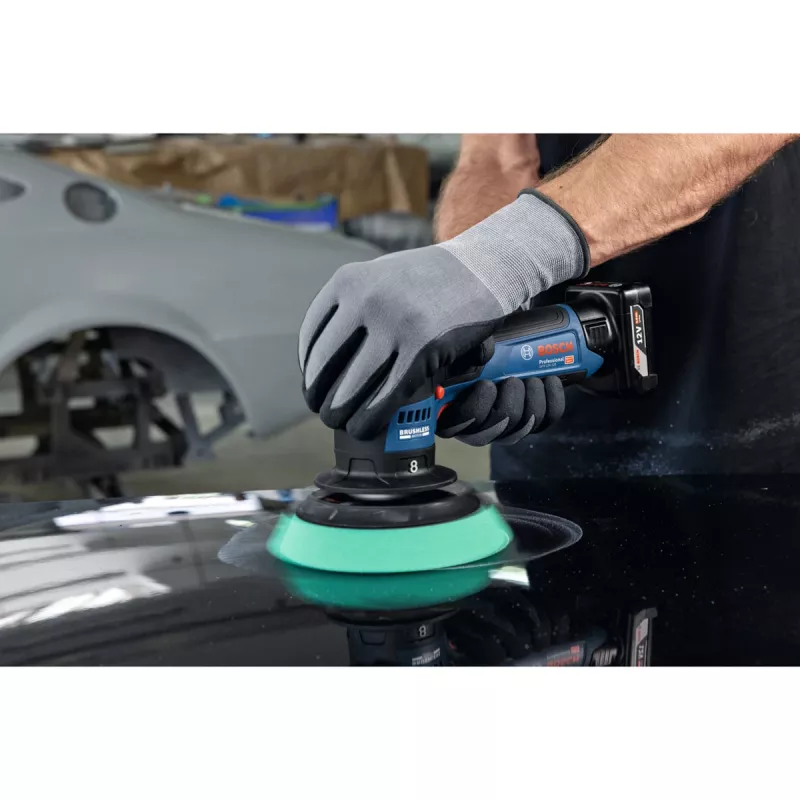 Bosch GPX 12V-125 Professional juhtmeta poleerija 06019L4100, 12 V, 125 mm, sinine/must, Solo (ilma aku ja laadijata)