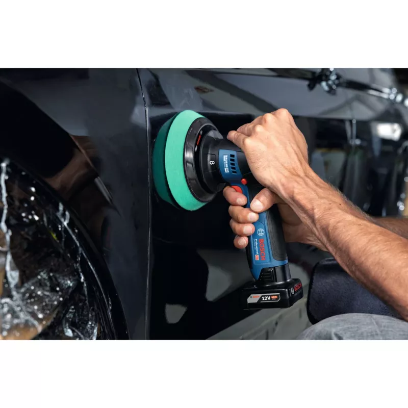 Bosch GPX 12V-125 Professional juhtmeta poleerija 06019L4100, 12 V, 125 mm, sinine/must, Solo (ilma aku ja laadijata)
