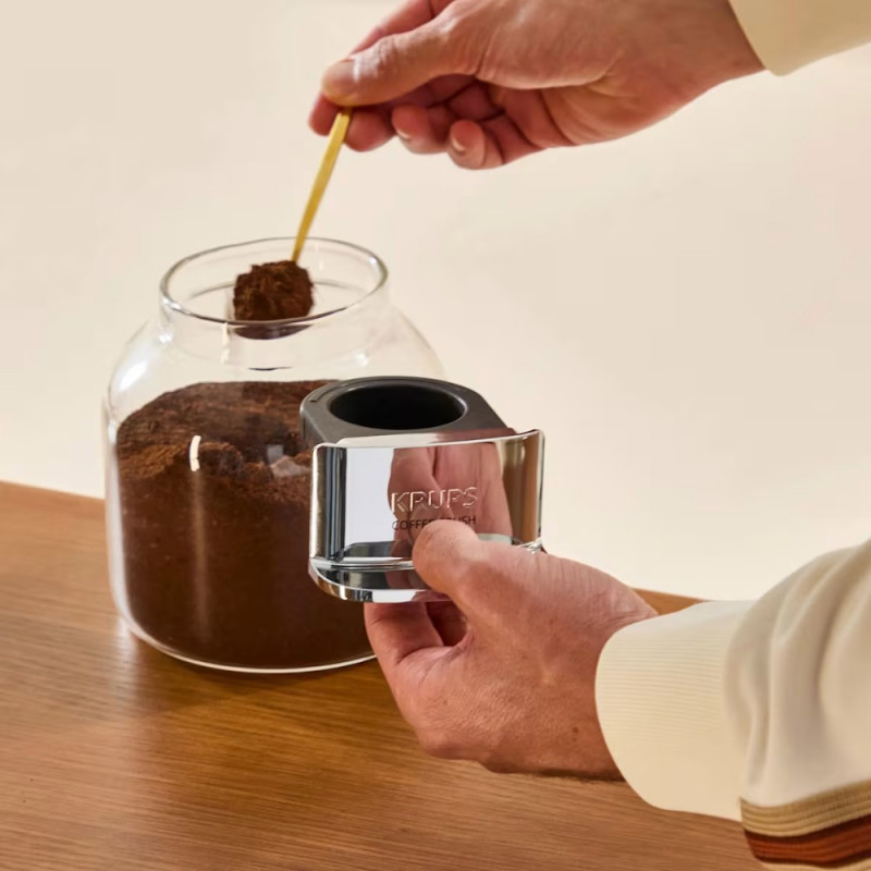 Krups Coffee Crush SA401LE0 Espressomasin, Must/Roheline