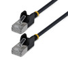 StarTech õhuke Cat6a U/FTP patch-kaabel RJ45, 1 m, must