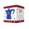 Bialetti Candyland Moka Express 3TZ käsitsi kohvimasin, 150 ml, sinine