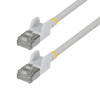 StarTech Õhuke Cat6a U/FTP Patch-kaabel RJ45, 0,15 m, Valge