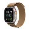 Apple Watch Ultra 4 GPS + Cellular 49mm Natural Titanium korpus Desert Alpine Loop rihmaga - M