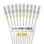 StarTech.com Õhuke Cat6 U/UTP paigalduskaabel RJ45, 0,5 m, hall, 10-pakk