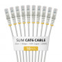 StarTech.com Õhuke Cat6 U/UTP paigalduskaabel RJ45, 0,25 m, hall, 10-pakk