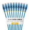 StarTech.com Õhuke Cat6 U/UTP patch-kaabel RJ45, 0,25 m, sinine, LSZH, 10-pakk