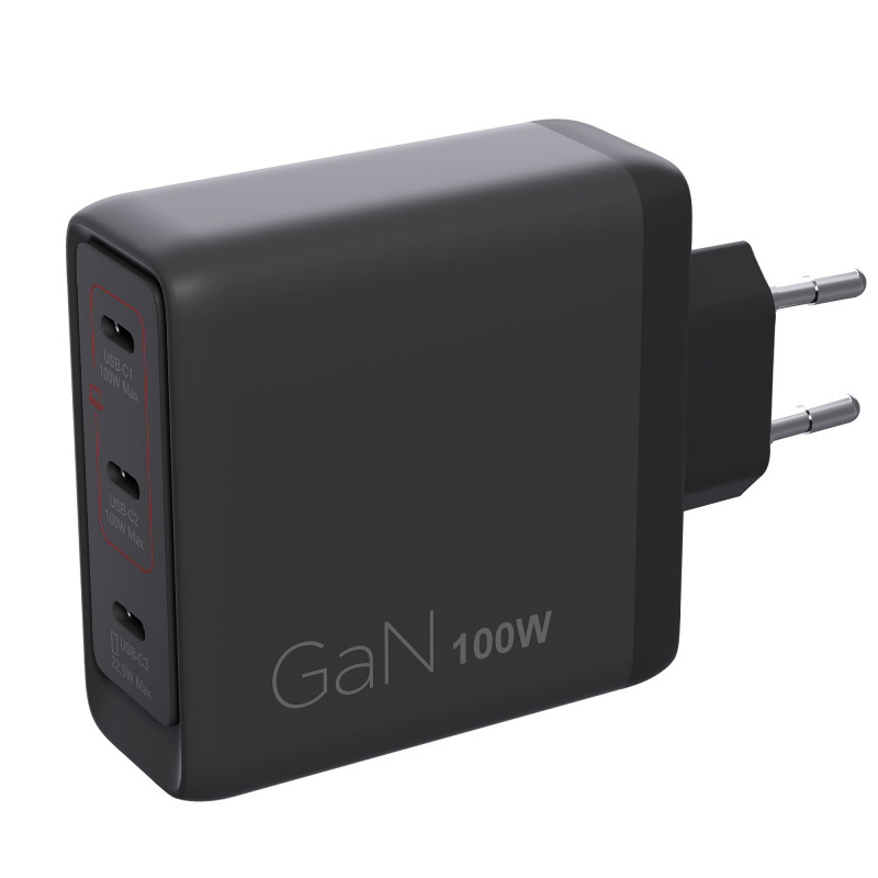 Lenovo mitme pordiga USB-C 100W GaN laadija