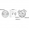 Hikvision DS-2CD2383G2P-LISU/SL 8 MP panoraamne kuppelkaamera IP, 180°, must