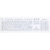 Active Key AK-C8100 traadita hügieeniklaviatuur, suletud, Šveitsi paigutus (QWERTZ), valge