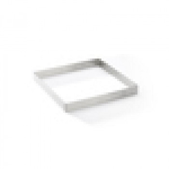 De Buyer Perforeeritud Roostevabast Terasest Ruudukujuline Tartaletivorm, 17,5 cm (3099.23)