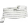 4smarts RollUp Magnetic USB-C - USB-C kaabel, 1,5 m, valge