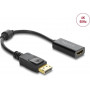Delock aktiivne DisplayPort 1.4 HDMI-adapter, 4K 60 Hz, HDR