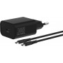 4smarts VoltPlug PD 30W seinatavaline laadija, 1x USB-C, USB-C kaabliga 1,5 m, must
