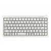 Cherry Slim Line G84-4100 kompaktne klaviatuur, PS/2 + USB, 83 klahvi, saksa paigutus (QWERTZ), helehall