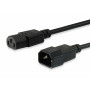 Equip toitekaabel IEC C13 - IEC C14, 1,5 m, must