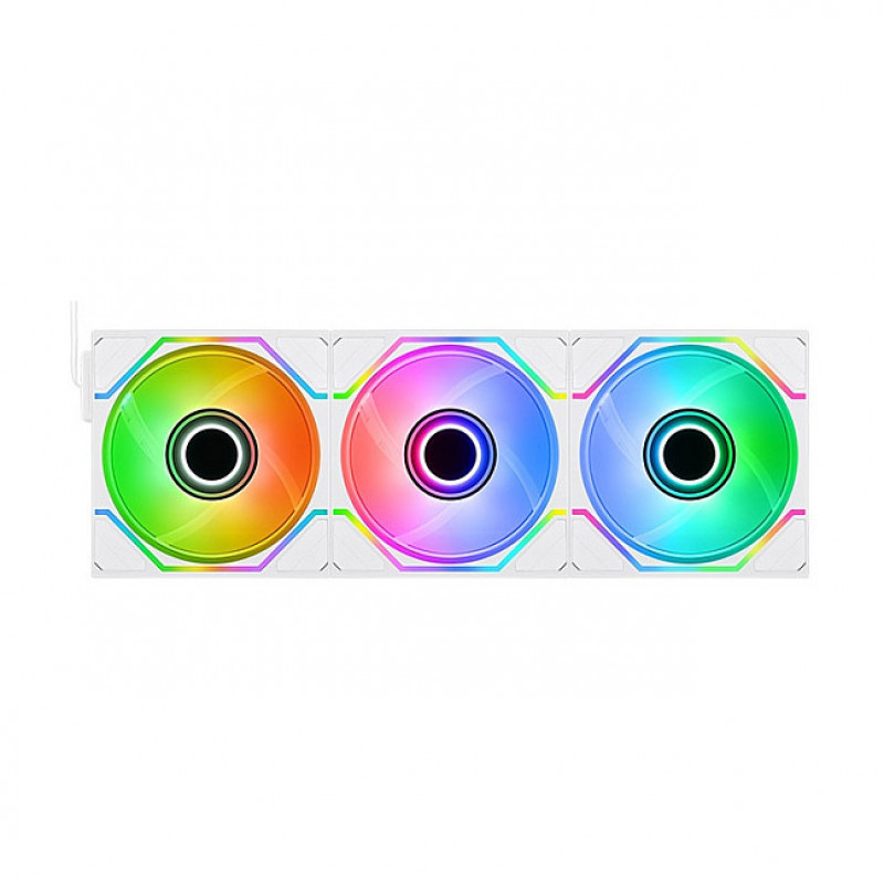 Thermaltake SWAFAN 120 EX INFINITY ARGB Sync Snow 120 mm korpuse ventilaator, valge