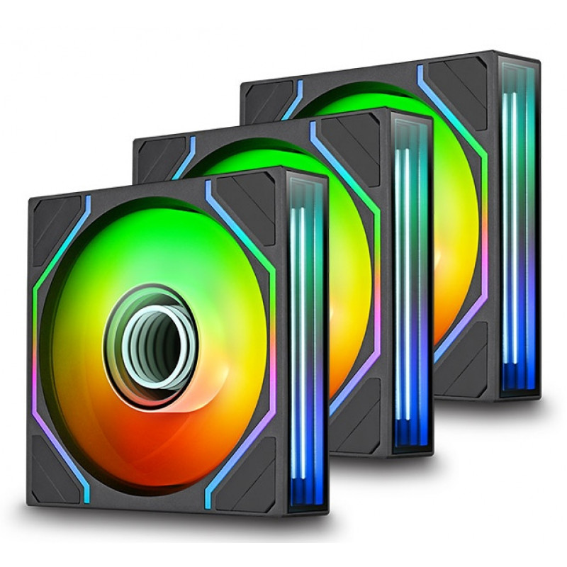 Thermaltake SWAFAN INFINITY EX14 ARGB Sync 140 mm korpuseventilaator, must, 3-pakk
