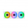 Thermaltake SWAFAN INFINITY EX14 ARGB Sync 140 mm korpuseventilaator, valge, 3-pakk