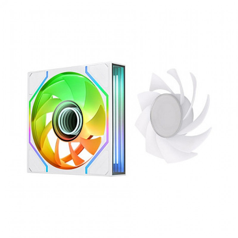 Thermaltake SWAFAN INFINITY EX14 ARGB Sync 140 mm korpuseventilaator, valge, 3-pakk