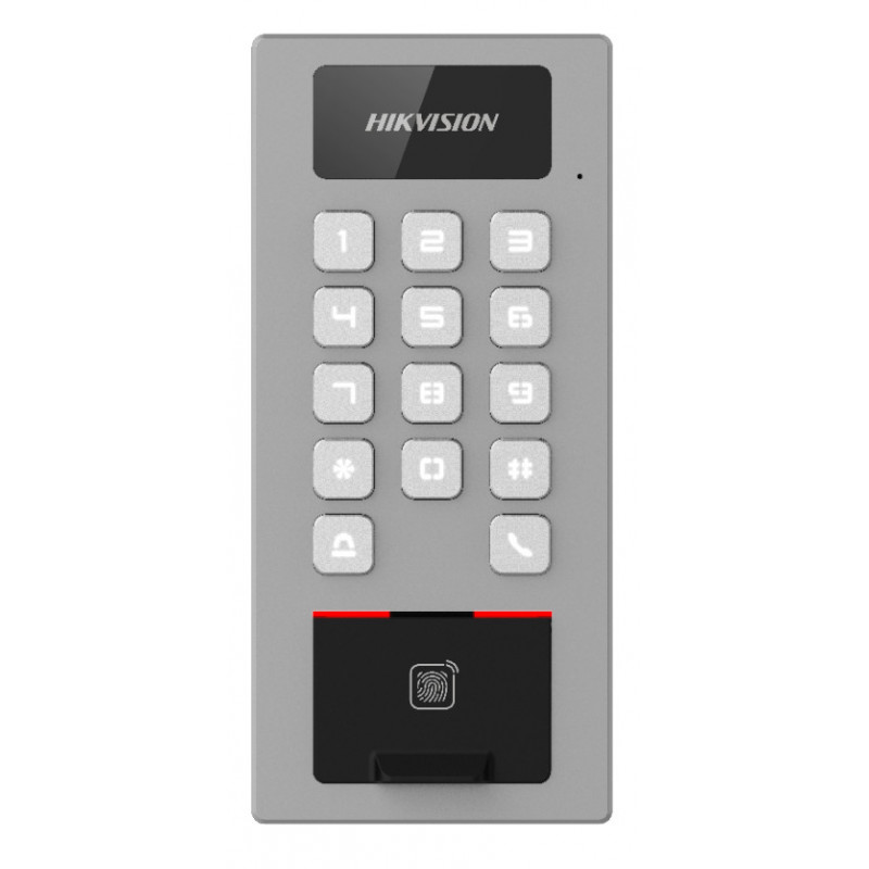 Hikvision DS-K1T502DBFWX läbipääsukontrolleri lugeja hall
