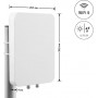 Delock WiFi 6 MIMO suundantenn, 2 x N-pesa, 12-17 dBi, välistingimustesse, seina-/mastikinnitus, valge (60773)